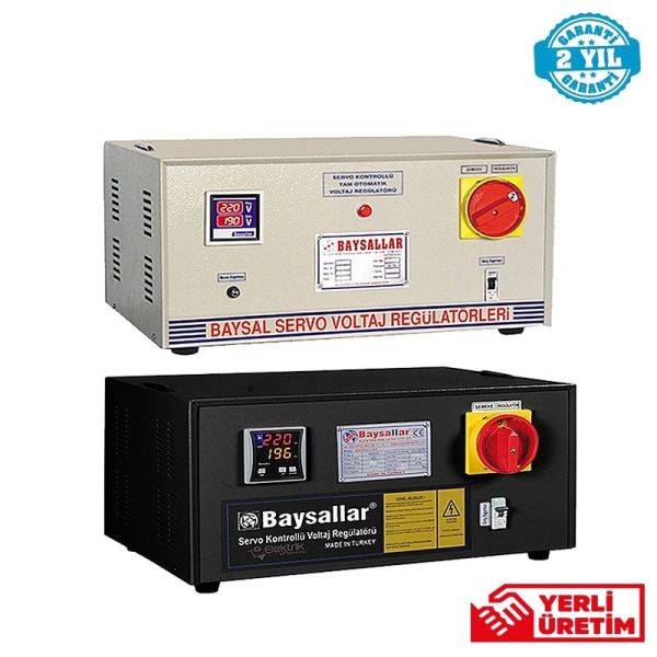 Baysallar 15 Kva Servo Regülatör Bakır Sargılı Monofaze