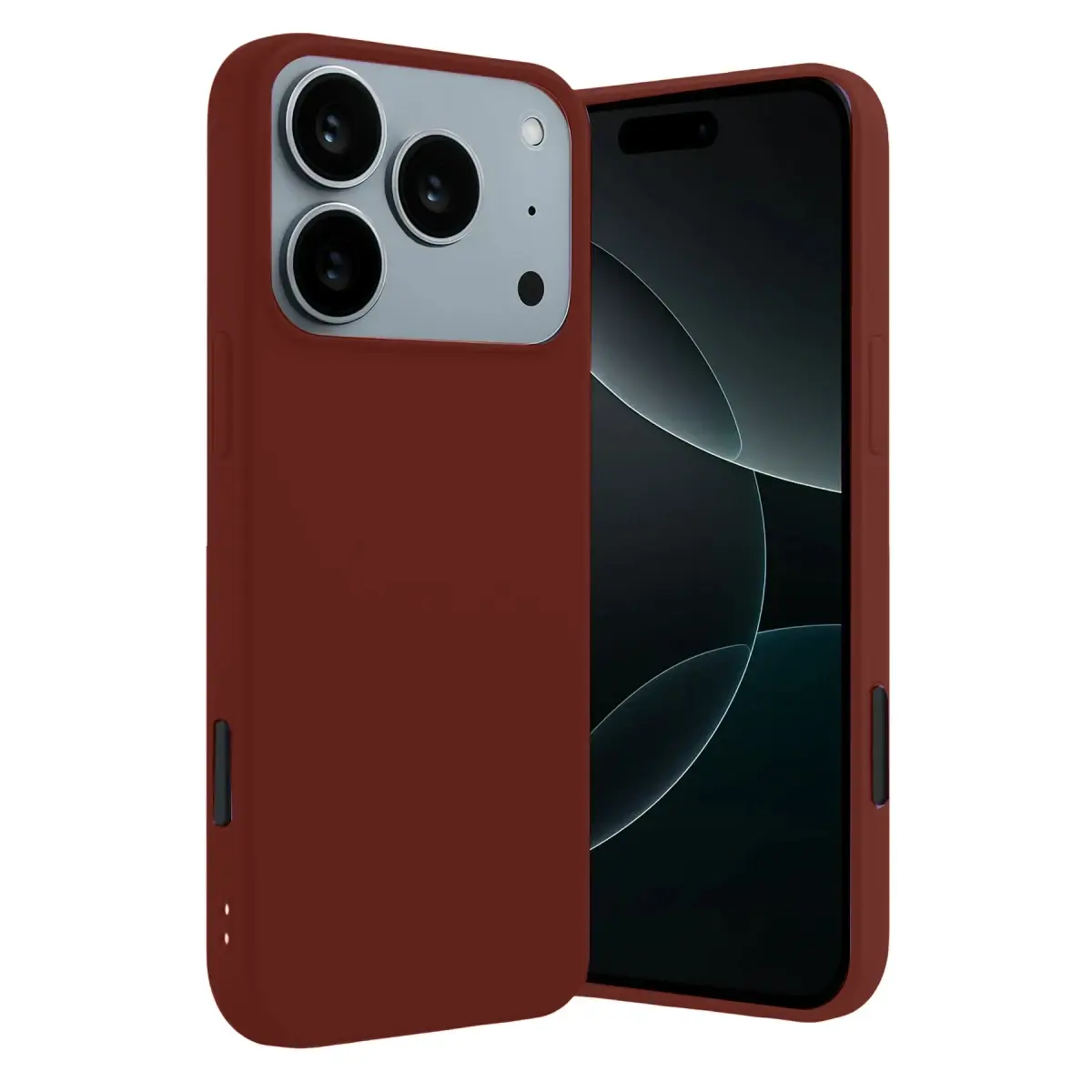 Apple iPhone 17 Pro Max/18 Pro Max First Silikon - Bordo