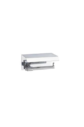 Border Lıne Kapaklı Tuvalet Kağıtlığı Krom Renk 85X118X170 Mm