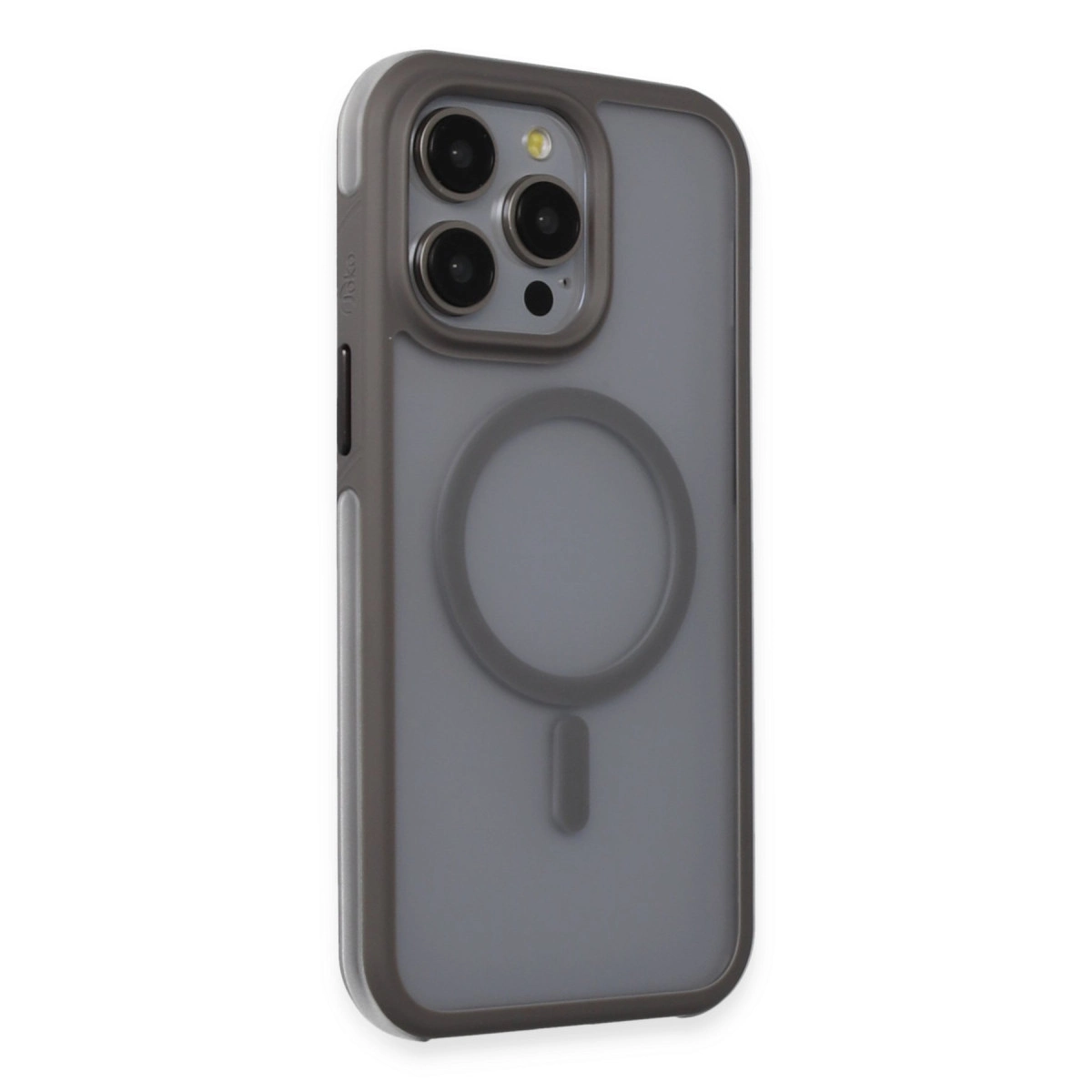 Joko Apple İphone 15 Pro Max Toras Airbag Magsafe Kapak - Titan Gri