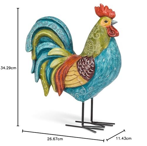 27-Gallo-220 Büyük Uzun Renkli Horoz Çoklu