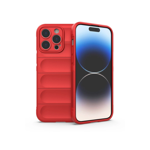Apple İphone 13 Pro Max Kılıf Optimum Silikon - Kırmızı