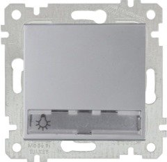 Mutlusan Rita Mek Tuş Işıklı Etiketli Çağırma 220V İnox 2200 419 0282