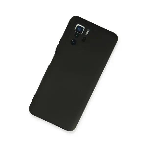 Xiaomi Poco X3 GT Kılıf Nano içi Kadife Silikon - Siyah