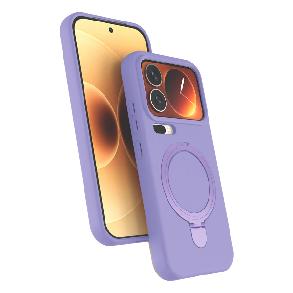 Xiaomi Mi 17 Pro Max Regal Magsafe Standlı Kapak - Lila