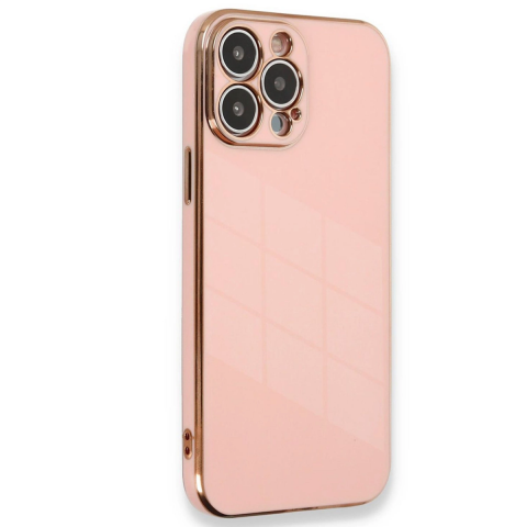 Apple İphone 15 Pro Kılıf Volet Silikon - Pembe
