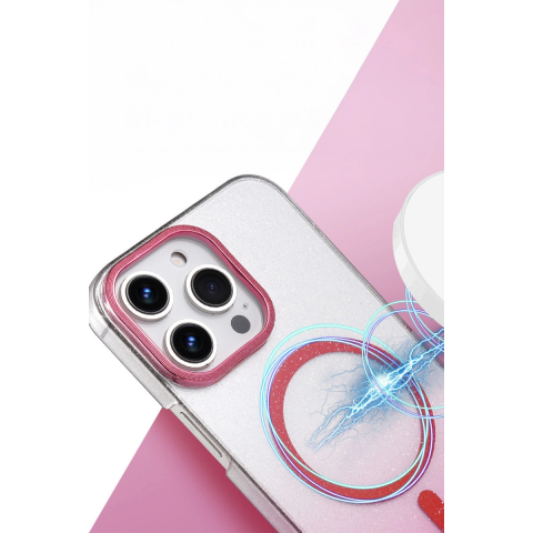 Apple İphone 16 Pro Glossy Magsafe Kapak - Siyah