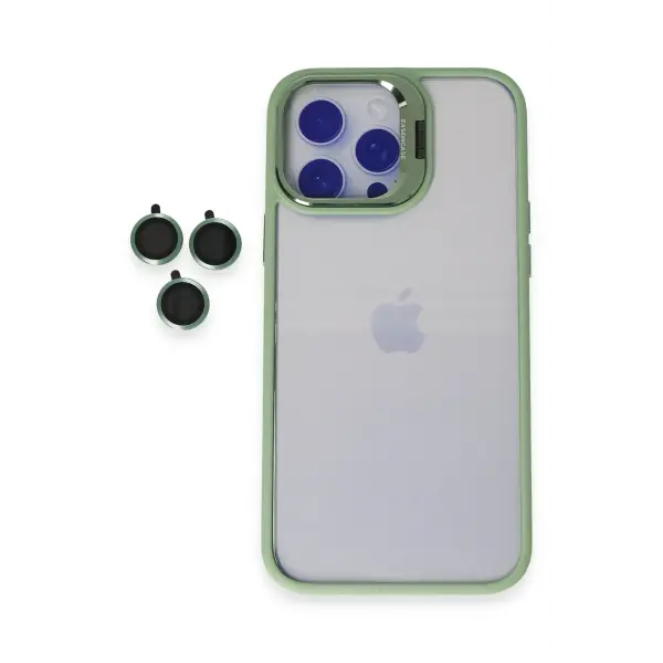 Joko Apple iPhone 14 Pro Max Kılıf Roblox Lens Standlı Kapak - Yeşil