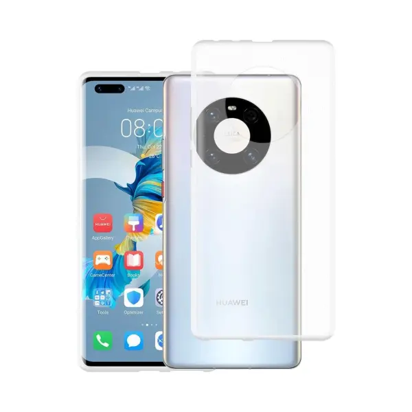 Huawei Mate 40 Pro Kılıf Lüx Şeffaf Silikon