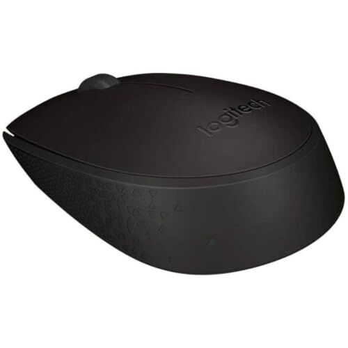B170 optik USB alıcılı kablosuz mouse, sağ ve sol elle kullanıma uygun, 12 ay pil ömrü, siyah