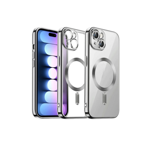 Apple İphone 15 Kılıf Kross Magneticsafe Kapak - Titan Gri