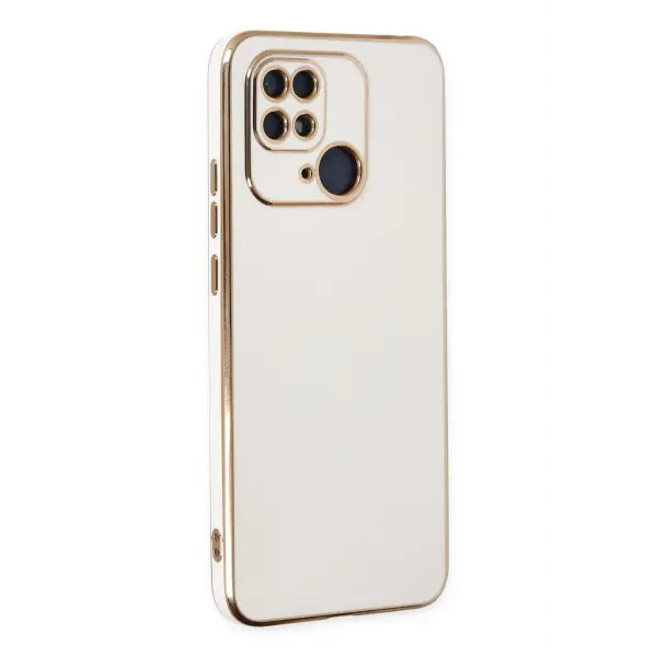 Xiaomi Redmi 10C Kılıf Volet Silikon - Beyaz