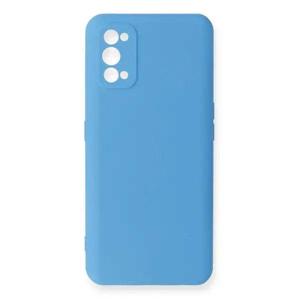 Realme 7 Pro Kılıf Nano içi Kadife Silikon - Mavi