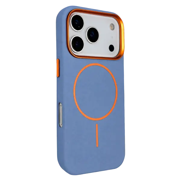 Joko Apple iPhone 18 Pro Max/17 Pro Max Luno Deri Magsafe Kapak - Sierra Blue