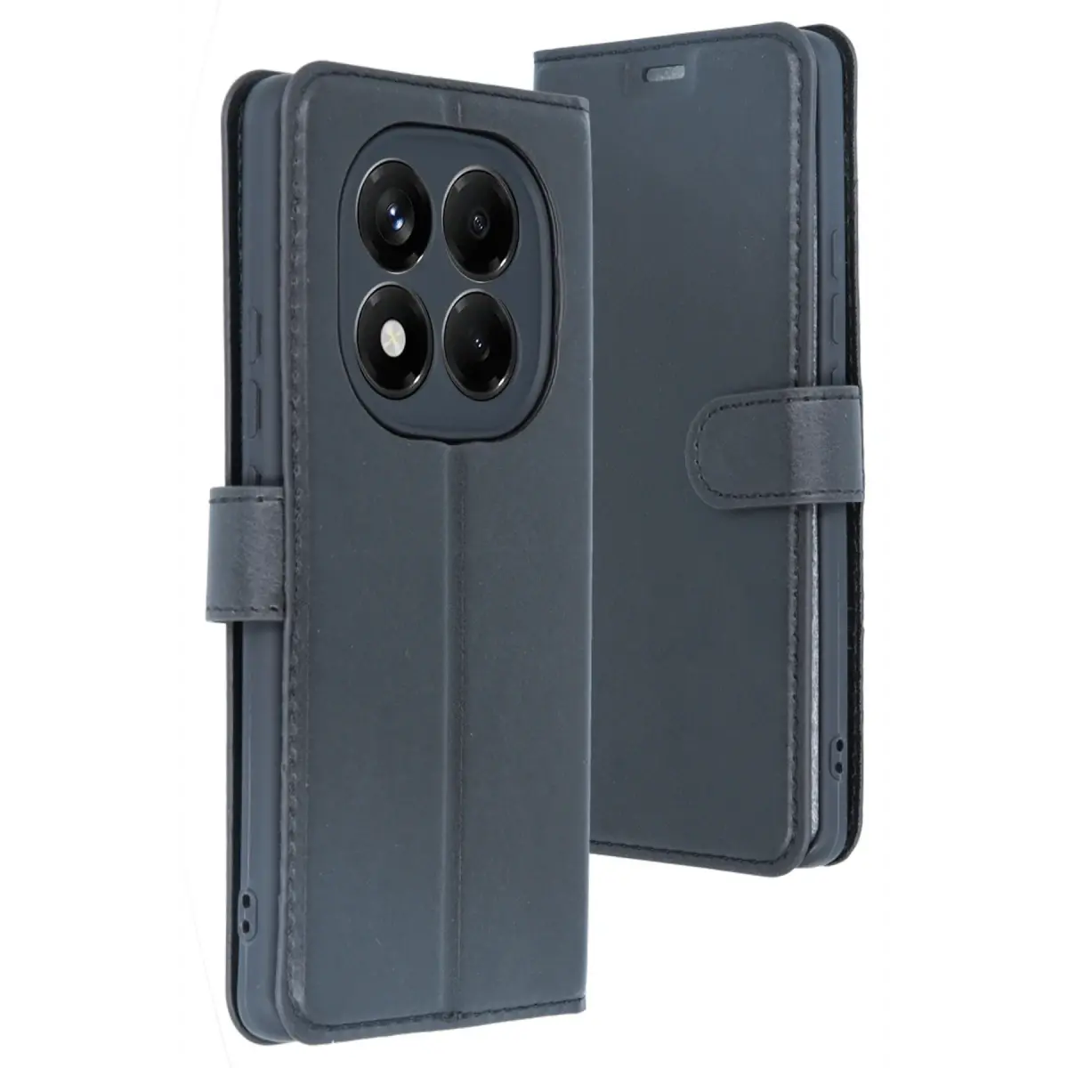 Xiaomi Redmi Note 14 4G Kılıf Trend S Plus Kapaklı Kılıf - Siyah