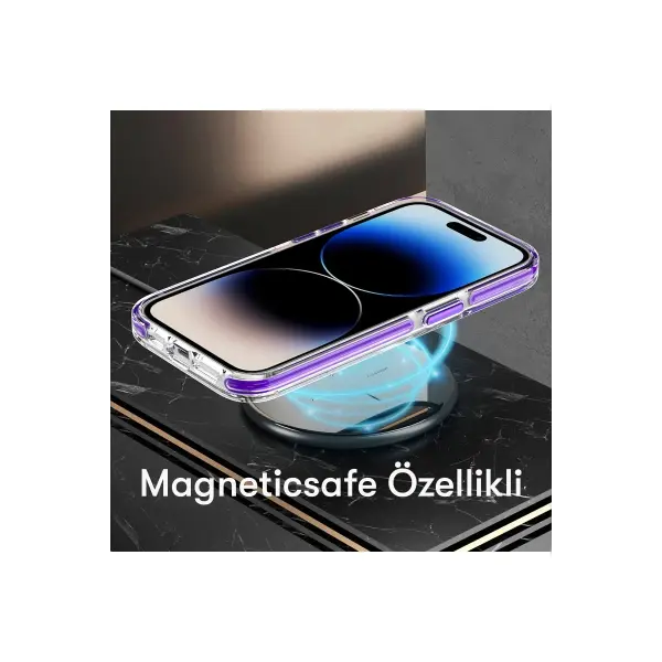 Joko Apple iPhone 15 Pro Bella Magsafe Kapak - Mavi