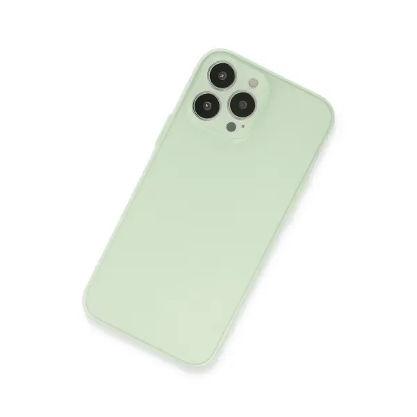 Apple iPhone 13 Pro Kılıf Puma Silikon - Açık Yeşil