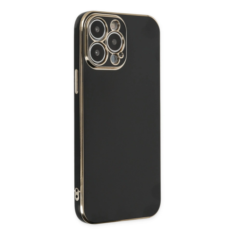 Apple İphone 15 Pro Max Kılıf Volet Silikon - Siyah