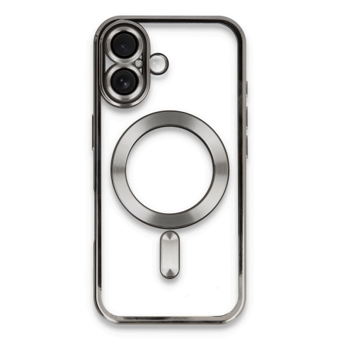 Apple İphone 16 Kılıf Kross Magneticsafe Kapak - Titan Gri