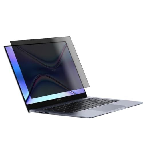 Honor Magicbook X 14 İnç Uyumlu 9H Temperli Nano Cam Hayalet Ekran Koruyucu, Anti-Spy Gizlilik, 16:9