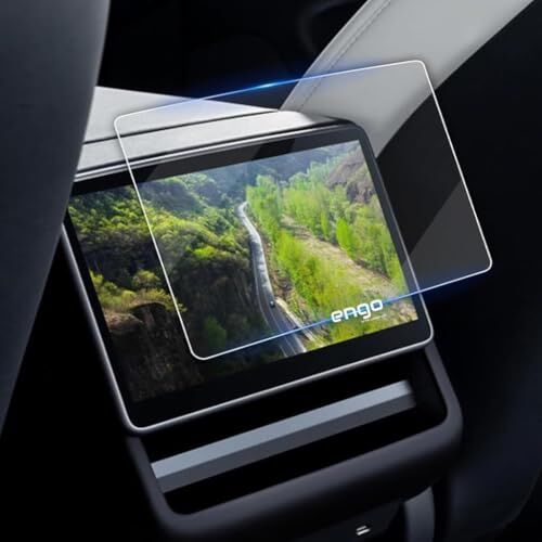 Tesla Y Arka Ekran 8 İnç Uyumlu Nano Film Ekran Koruyucu, Parlak