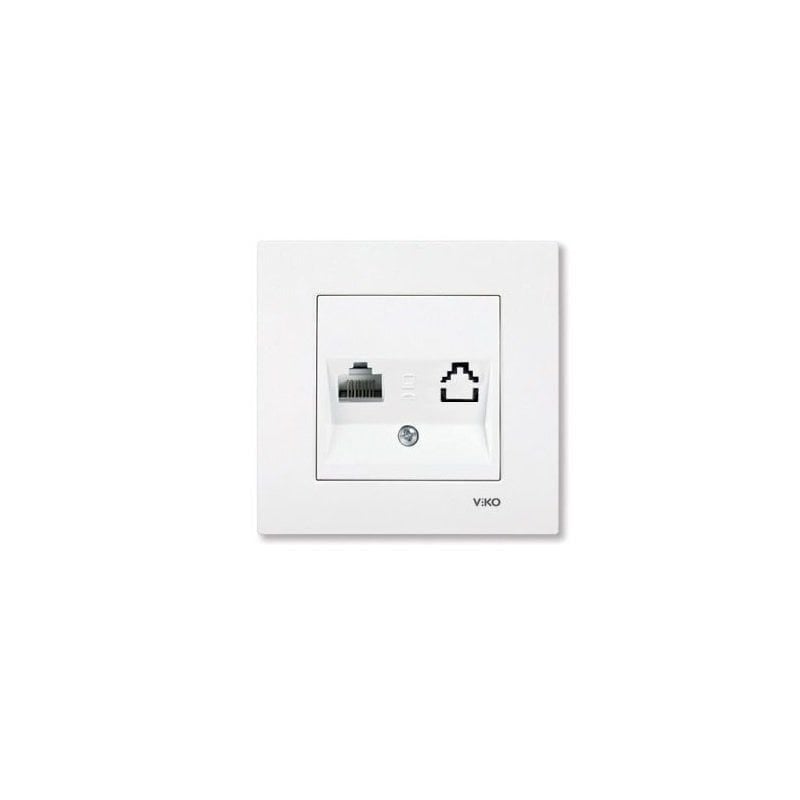 Viko Karre Tekli Data Prizi RJ45 CAT5E Krem