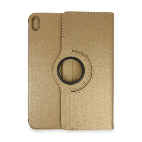 Apple İpad 2022 10.9 (10.nesil) Kılıf 360 Tablet Deri Kılıf - Gold