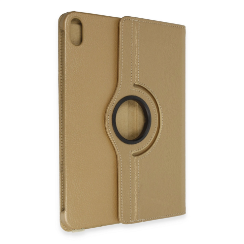 Apple İpad 2022 10.9 (10.nesil) Kılıf 360 Tablet Deri Kılıf - Gold