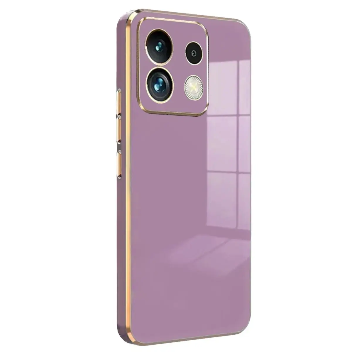 Xiaomi Redmi Note 13 5G Kılıf Volet Silikon - Mor