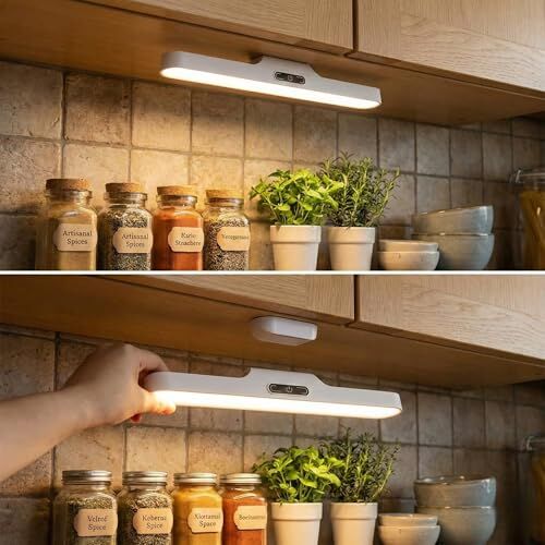 LED 5 W Şarjlı Mıknatıslı Dokunmatik Aplik (Beyaz, 1 Adet)