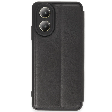 Oppo A38 Kılıf Flip Cover - Siyah