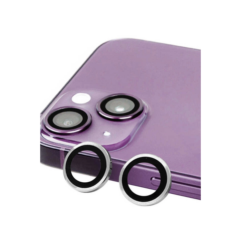 Apple İphone 13 Mini Raze Metal Kamera Lens - Gümüş