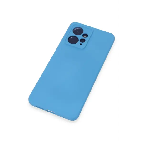 Xiaomi Redmi Note 12 4G Kılıf Nano içi Kadife Silikon - Mavi