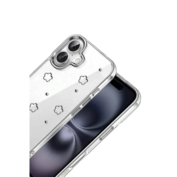 Apple iPhone 16 Fiyonk Desenli Kapak - Desen 2