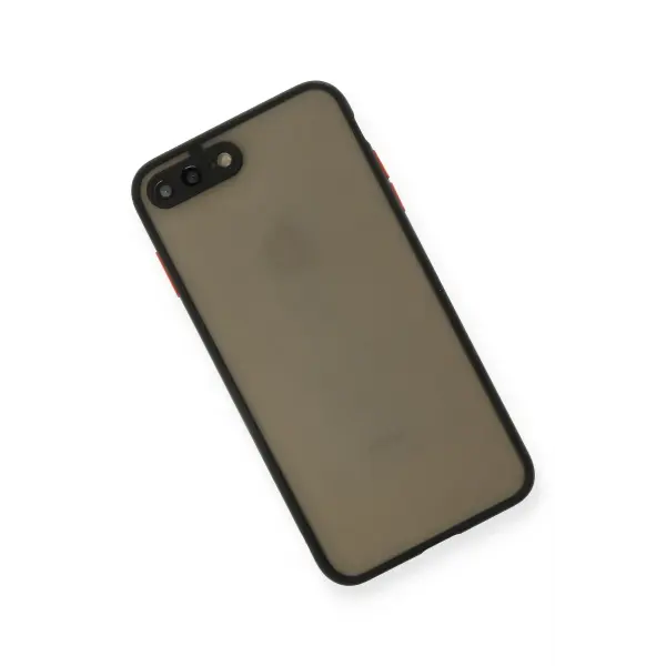 Apple iPhone 7 Plus Kılıf Montreal Silikon Kapak - Siyah