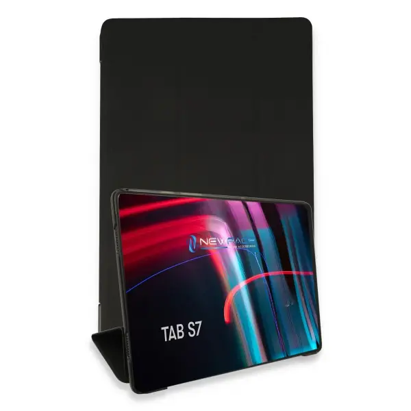 Samsung Galaxy T870 Tab S7 11 Kılıf Tablet Smart Kılıf - Siyah
