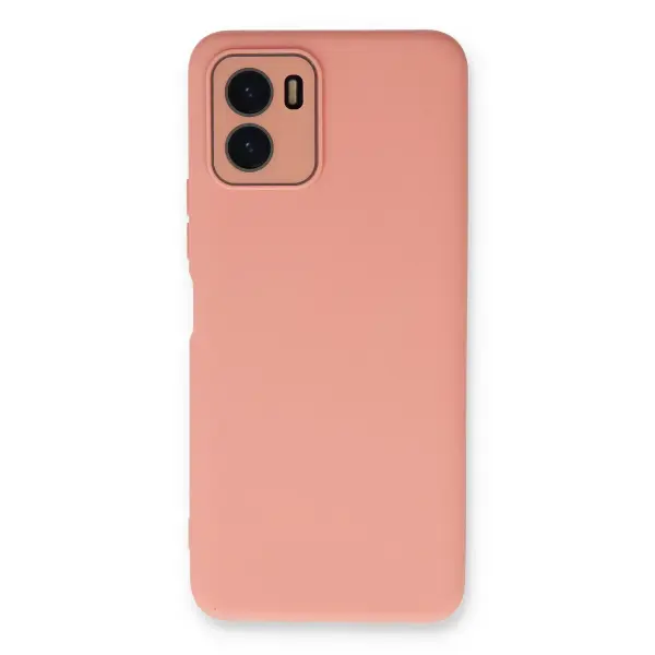 Vivo Y15S Kılıf Lansman Glass Kapak - Pembe