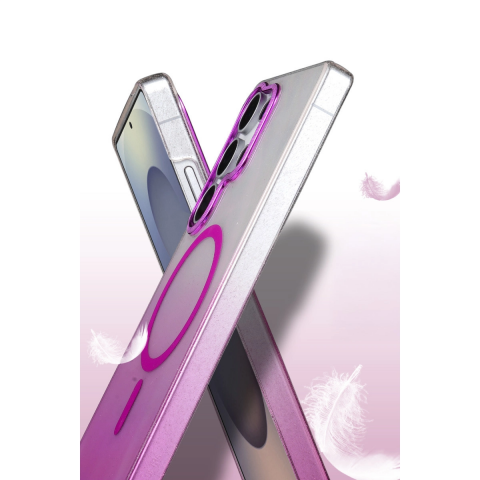 Samsung Galaxy S24 Ultra Glossy Magsafe Kapak - Siyah