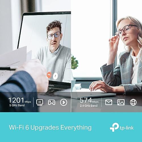 WiFi Stick 6 AX1800Mbps, Archer TX20U Wlan USB Adaptörü, Wlan Dongle, USB 3.0 Dual-Band, 2.4G/5GHz, MU-Mımo, WPA3, Windows 11/10 ile Uyumlu