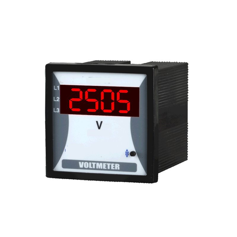 Dijital Voltmetre 24 Vdc 0-24 V 96X96  Ecs