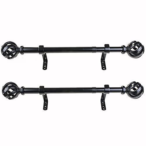 Perde Çubuğu Siyah 30,5-50,8 cm