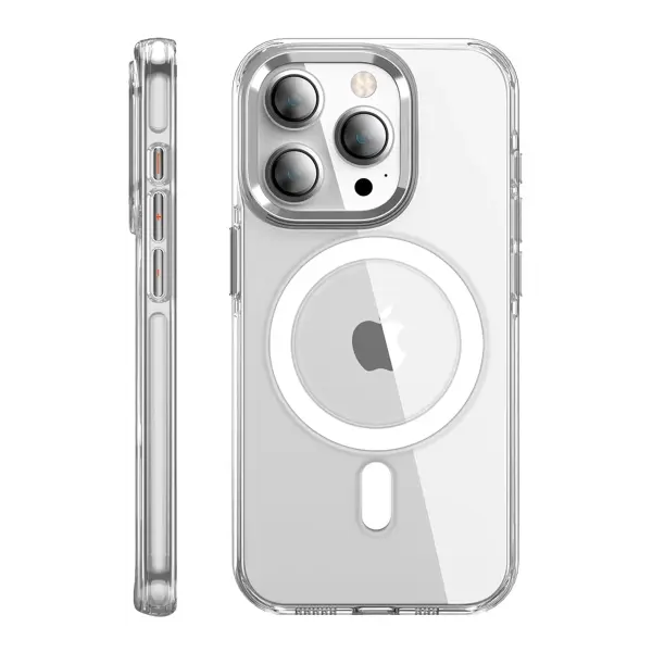 Joko Apple iPhone 15 Pro Max Kılıf Crystal Magsafe Kapak - Şeffaf