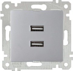 Mutlusan Rita Mek Tuş İkili Usb Şarj Priz i İnox 2200 449 0182