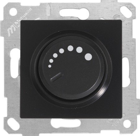 Mutlusan Rita Mek Tuş Rl Işıklı Dimmer 1000W Siyah 2200 444 0284