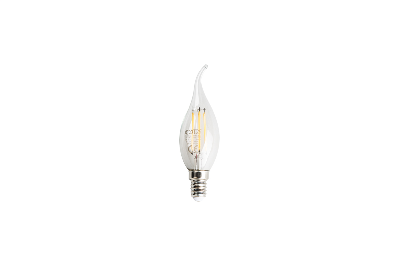 Cata 4W Led Filament Kıvrık Buji Ampul (Günışığı) CT-4062