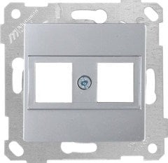Mutlusan Rita Mek Tuş Data Priz i 2*Rj45 Kon.Süz İnox 2200 137 0182