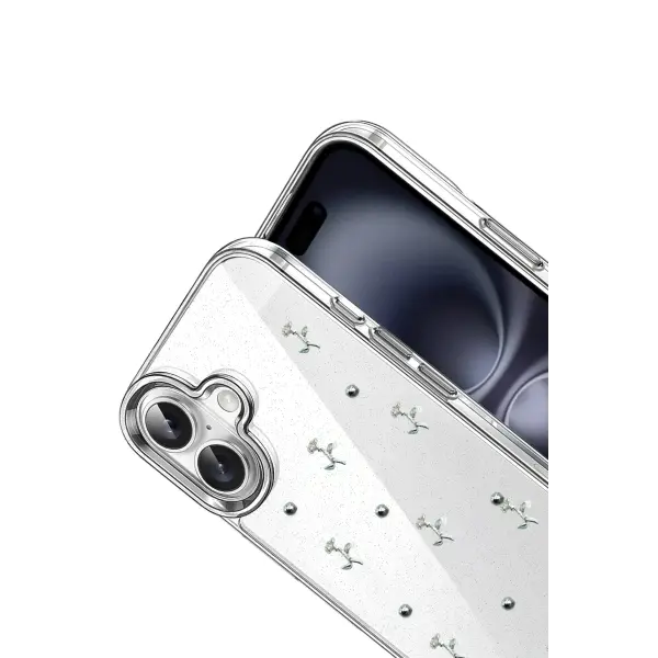 Apple iPhone 16 Plus Fiyonk Desenli Kapak - Desen 4