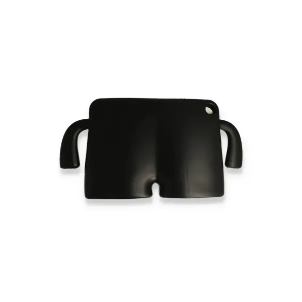 Apple iPad 2025 10.9 10.Nesil (A16) Kılıf Karakter Tablet Silikon - Siyah