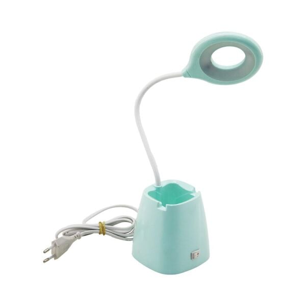 Ulbay Hv-910-12-13-14 Kalemlikli Masa Lambası, Akrobat Kollu, Elektrikli ve Anahtarlı, 2W, 780Lux Aydınlık*10