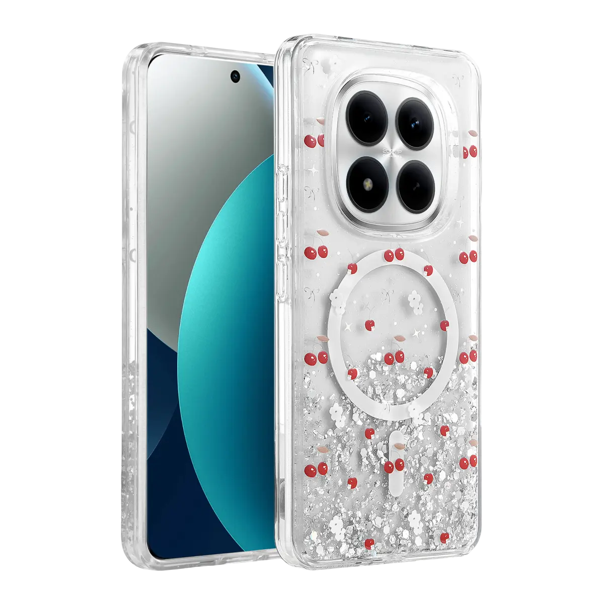 Onegif Xiaomi Redmi Note 15 Pro 4G Misk Simli Magsafe Kapak - Desen 5